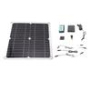 Solar Water Pump Kit 50W Solar Panel 22W Water Fountain Pump with Battery Box Timing Controller