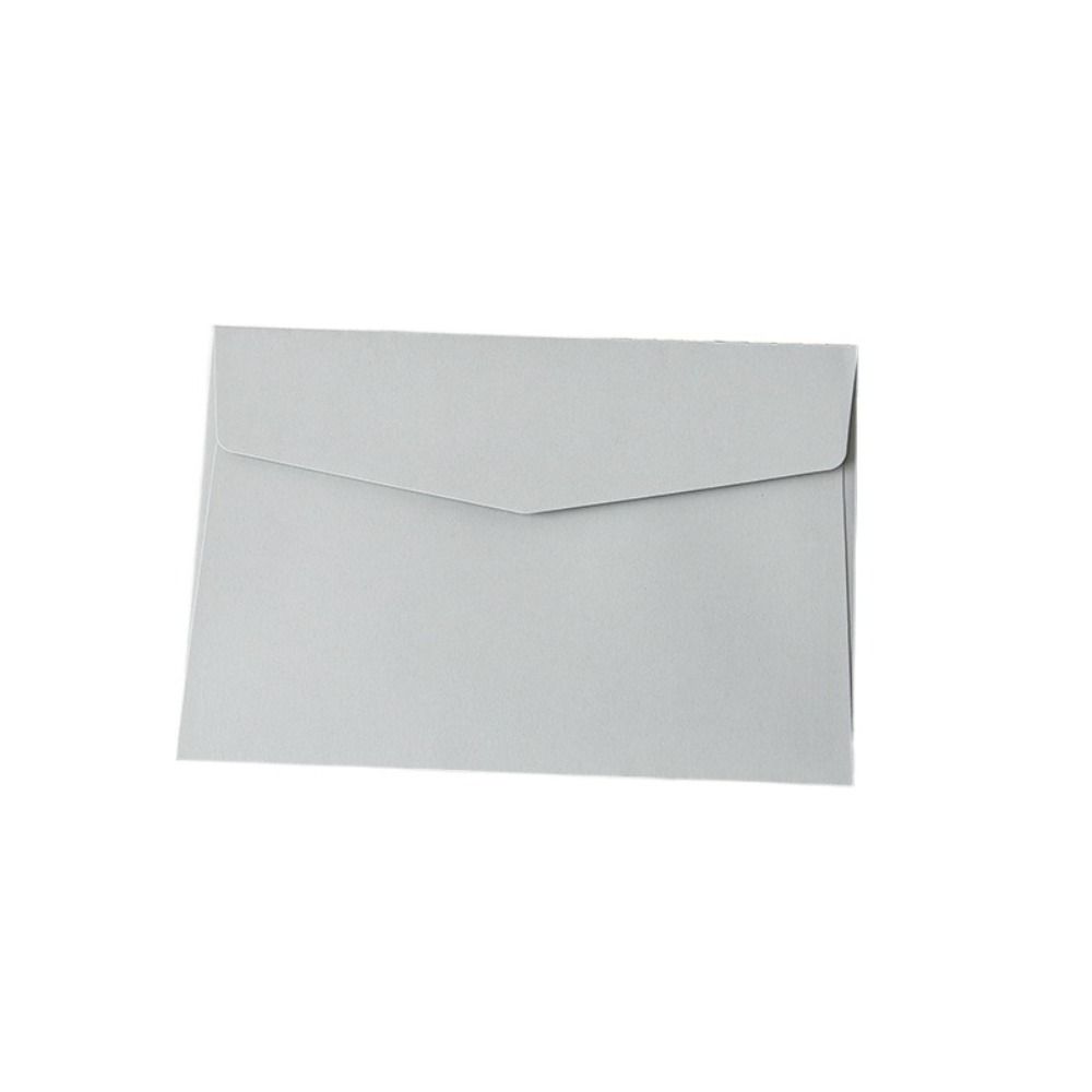 10pcs Blank Invitation Cards Candy Color Macaron Color Greeting Cards Packing Envelope Postcard