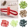 Apparel Shoelace Sportswear Accessories Plastic Stoppers Lock Toggle DIY Metal Clamp Stopper Cord
