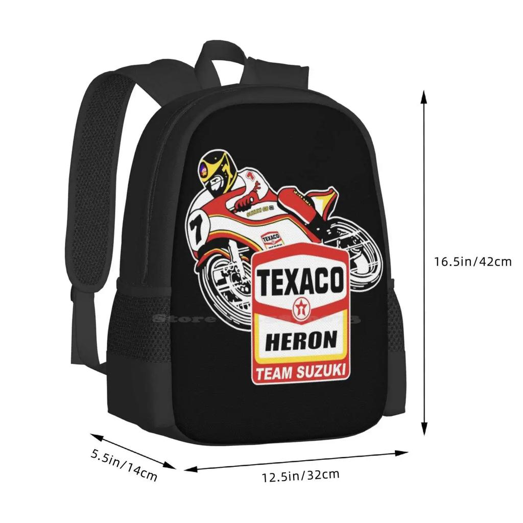 Рюкзаки Barry Sheene Heron Team Для школы Подростки Девочки Дорожные сумки Barry Sheene Утка Heron Team
