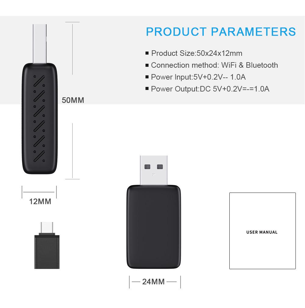 Wireless CarPlay Box: Android Smart Car Interconnect Adapter
