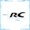 Наклейка на автомобиль Стайлинг RC Эмблема Багажник Наклейка Задняя для RC SPORT GT 106 205 206 207 208 301 306 307 308S 406 407 408 508 806