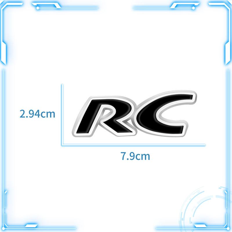 Наклейка на автомобиль Стайлинг RC Эмблема Багажник Наклейка Задняя для RC SPORT GT 106 205 206 207 208 301 306 307 308S 406 407 408 508 806
