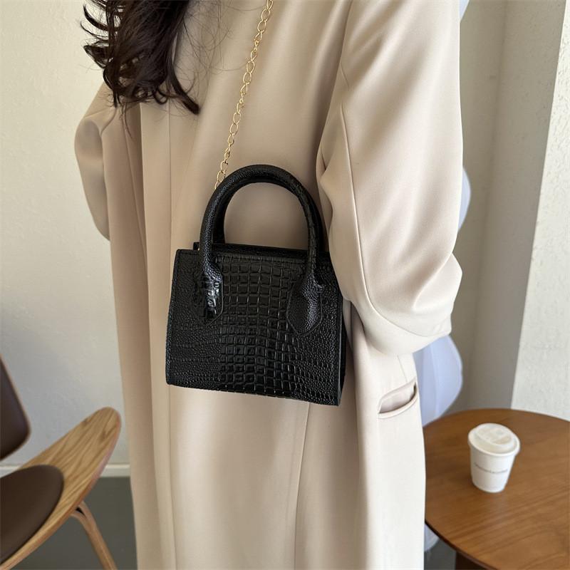 Chic And Trendy Small Square Handbag Casual Crossbody Bag With Unique Design For Everyday Use