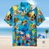 Hawaiian Shirt For Men Summer Ice Cream T-Shirt Beach Prints Short Sleeved Shirt Tops Casual Original Design Men's Clothing