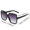 New Trendy Sunglasses Women Fashion Shades Eyewear Oversized Large Frame Sunglasses For Mens