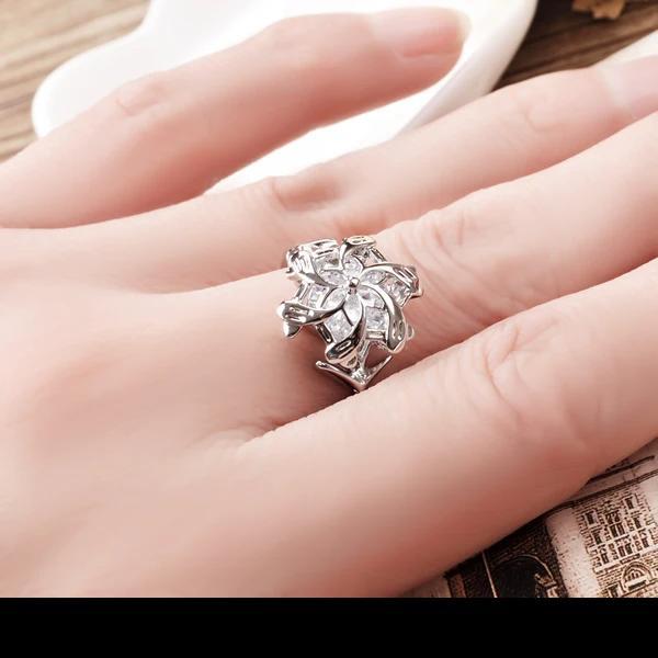 Оригинальное серебро 925 пробы Galadriel Nenya 3ct Lab с бриллиантом и камнем, обручальное обручальное кольцо для женщин, подарок на вечеринку