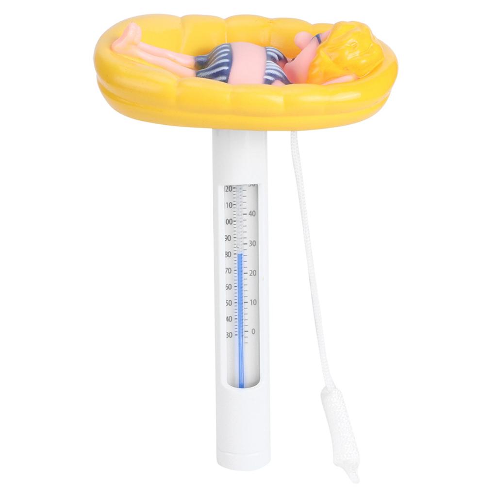 Lovely Cartoon Shape Floating Swimming Pool Thermometer Temperature Meter with Fahrenheit celsius Display