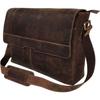 Vintage Computer Leather Laptop Messenger Bags for Men Leather Briefcase Shoulder Bag Man & Women Bag.