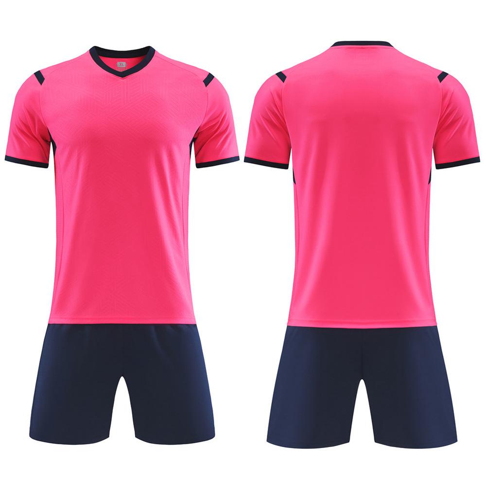 Wholesale 2025 children's football jersey set, primary school football training jersey, boys and girls competition printed jersey