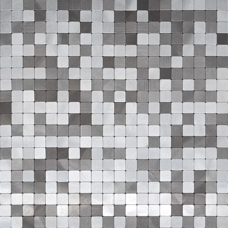 3D европейская гладкая металлическая мозаика настенная наклейка самоклеящаяся плитка кухня ванная комната бар гостиная ТВ фон настенный декор палка