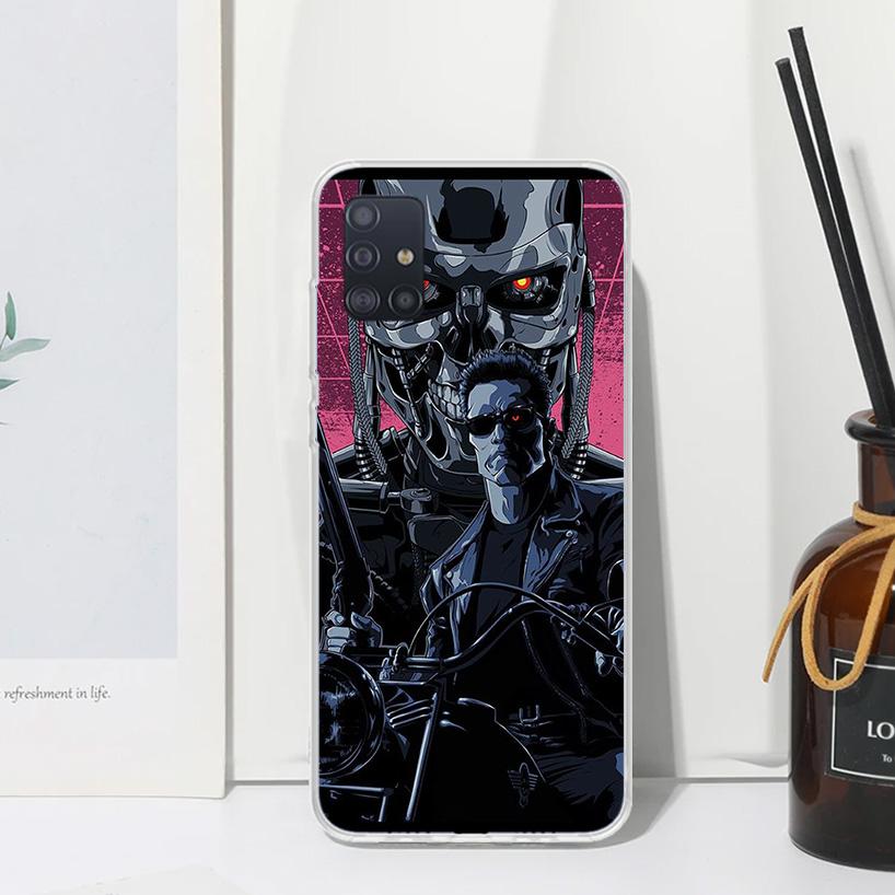 Arnold Schwarzenegger Terminator Phone Case For Samsung Galaxy A52 A42 A32 A22 A12 A02S A72 A51 A50S A41 A31 A21S A71 A40 A30S A