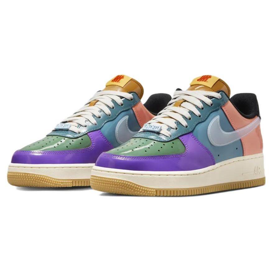 Undefeated x Nike Air Force 1 Low Celestine Blue Унисекс Кроссовки Разноцветные Парусник Резина DV5255-500