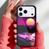 Синтвейв 80-х Ретро Неоновый Чехол для Телефона для iPhone 17 Air 16e 15 14 13 Pro Max Задняя Крышка для 12 11 Pro Coque