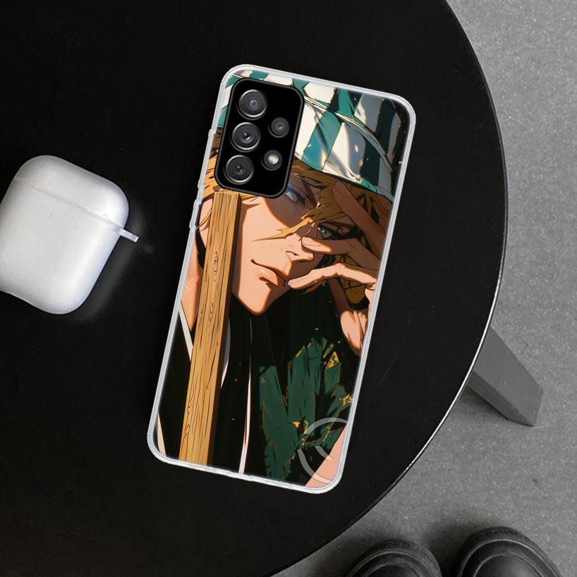 Чехол для телефона Bleach Kisuke Urahara для Samsung Galaxy A12 A22 A32 A52 A72 A02S A51 A50S A31 A20S A10S Note 20 Ultra 10 Plus
