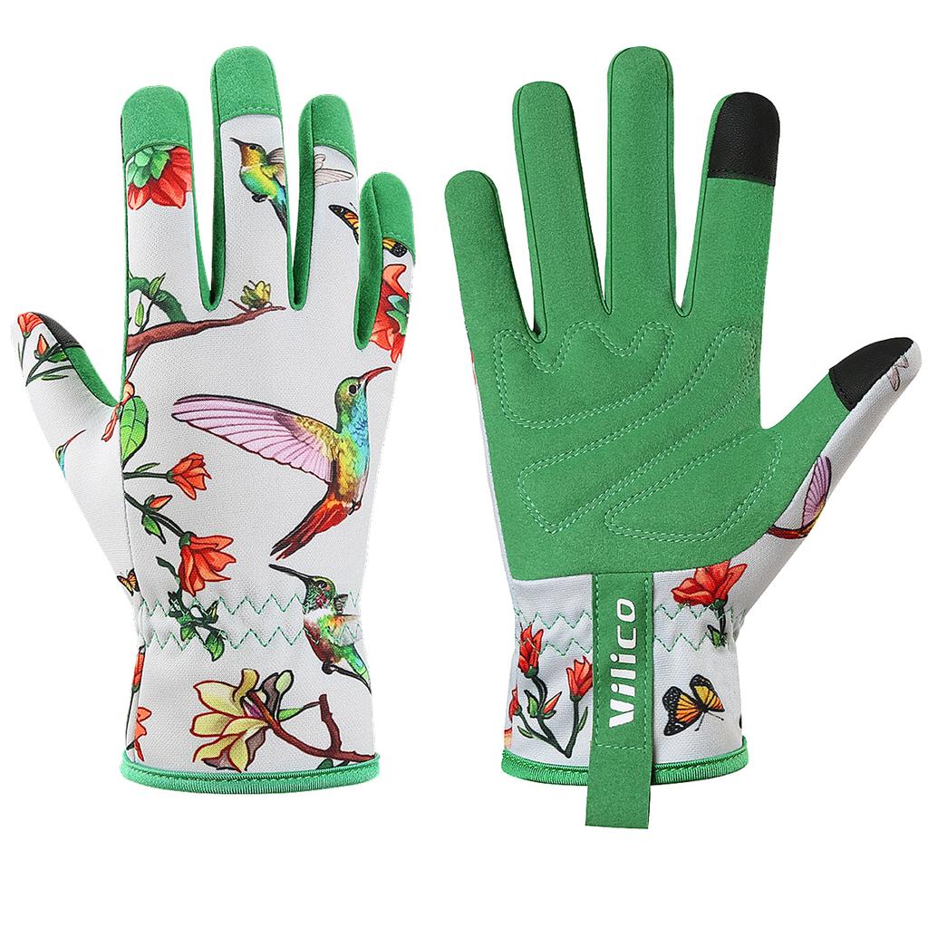 Gardening Gloves For Women Breathable Leather Garden Gloves With Grip Thorn-Proof Puncture-Resistant Function Gloves