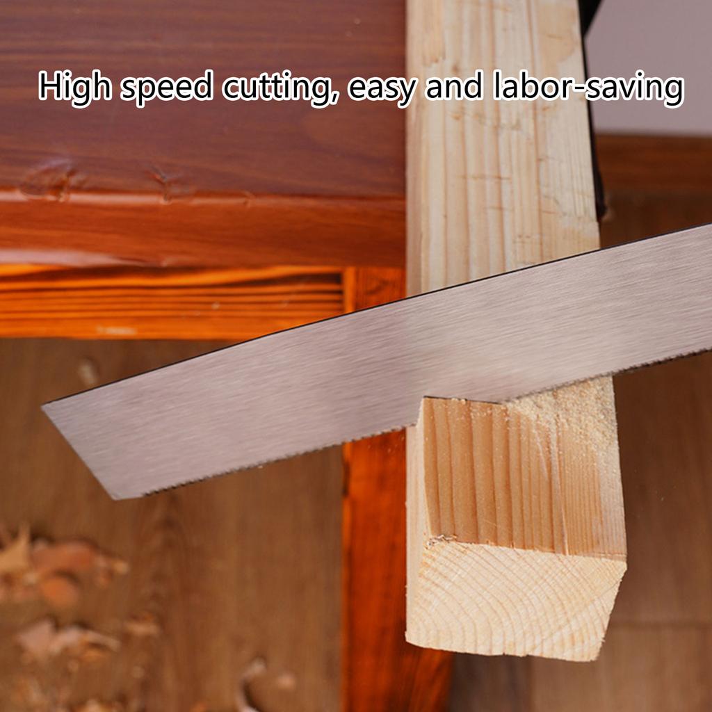 Professional Woodworking Saw Japanese Pull Saw with Fine Teeth Fast and Accurate Cutting Tool for Construction Workers