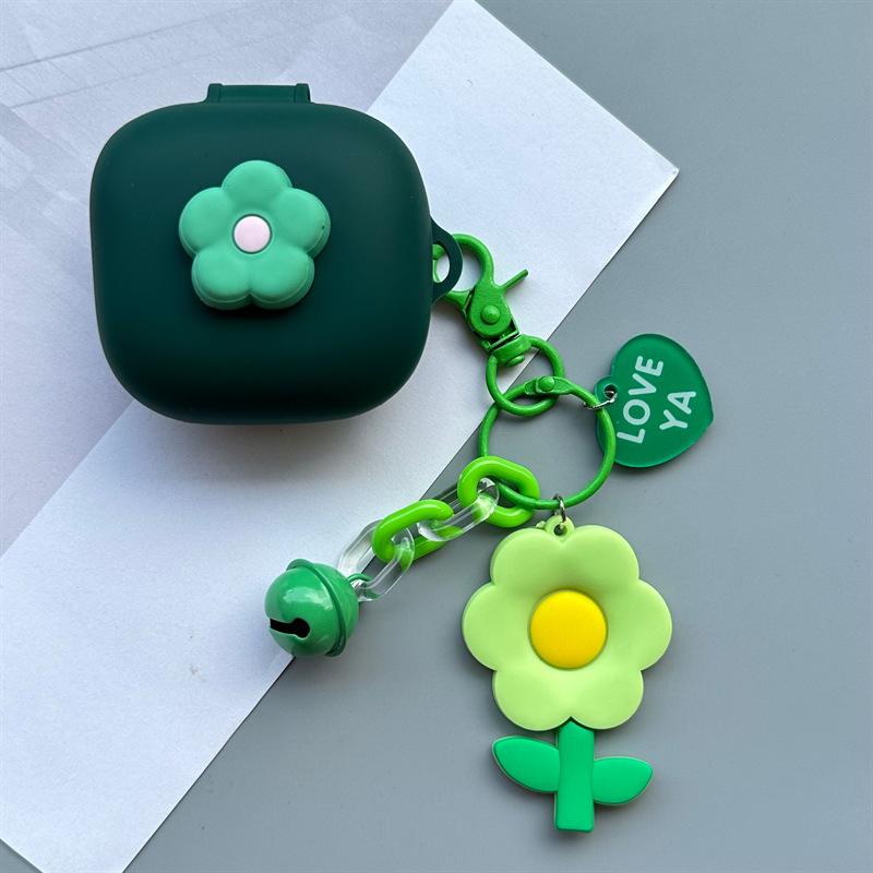 For Huawei Huawei FreeArc Wireless Bluetooth Headset Case Cartoon Silicone Flower Soft Case