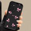Роскошный Красный Бант Для Чехла Samsung Galaxy S24 S23 S22 S21 Ultra Plus Fe A55 A54 A53 A52 A35 A25 A15 A14 5G Телефон Y2k Чехол