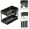 Kitchen Seasoning Rack Narrow Seasoning Rack Countertop Small Oil Salt Sauce and Vinegar Seasoning Storage Rack Stove