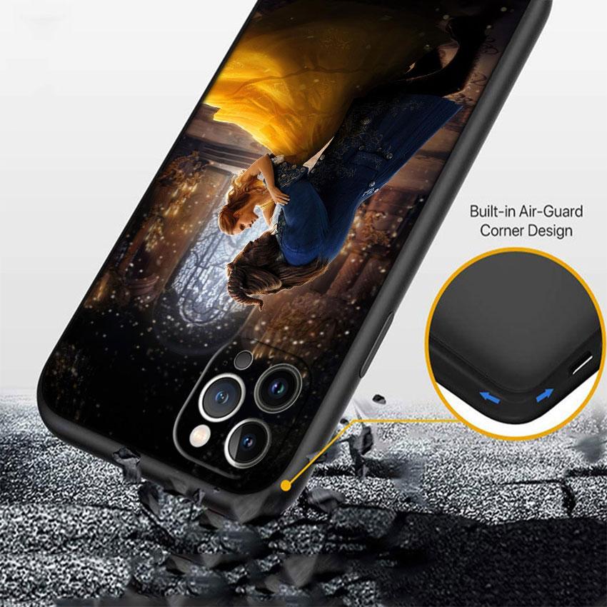 CJ18 Beauty and the Beast Soft Shell Phone Case for Samsung Galaxy S20 S21 S22 Ultra FE + Plus A21S A22 A24 A25 A26 A30 A30S A31