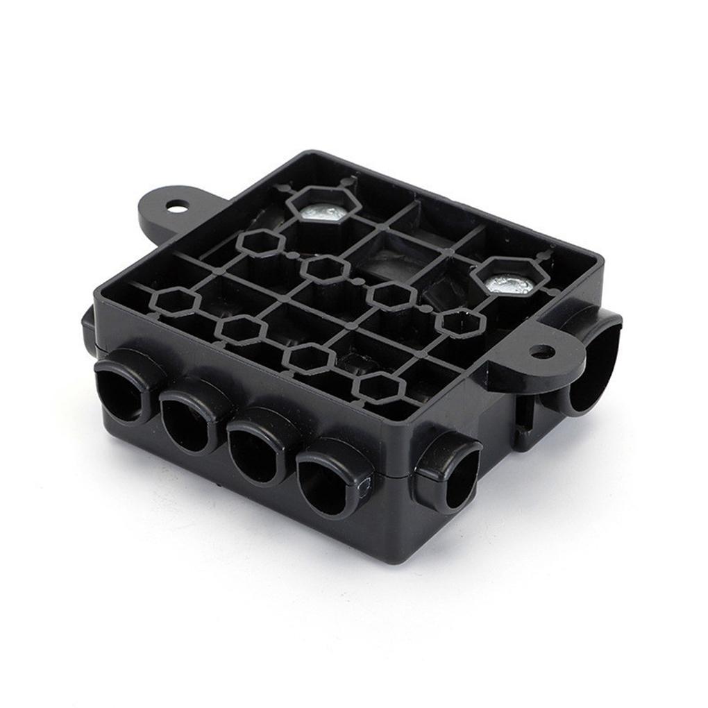 Car 5 Way Fuse Box Blade Fuse Block Holder Panel For 12V/24V DC Car Power Distribution