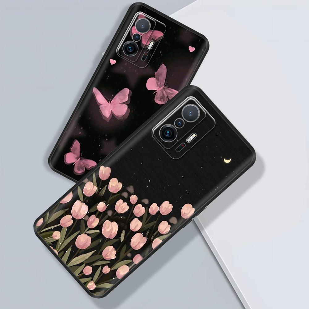 Чехол для телефона Xiaomi 11T Mi 11 T Pro, силиконовый мягкий ТПУ задняя крышка для Xiaomi11T Pro, защитные мультяшные корпуса Fundas