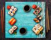 PANEL SZKLANY DO KUCHNI 65x60 Turkus