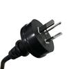 Австралийский 3-контактный шнур питания, H05VV-F 3G0.75мм², C5 "Клевер", 1,1 м, Черный