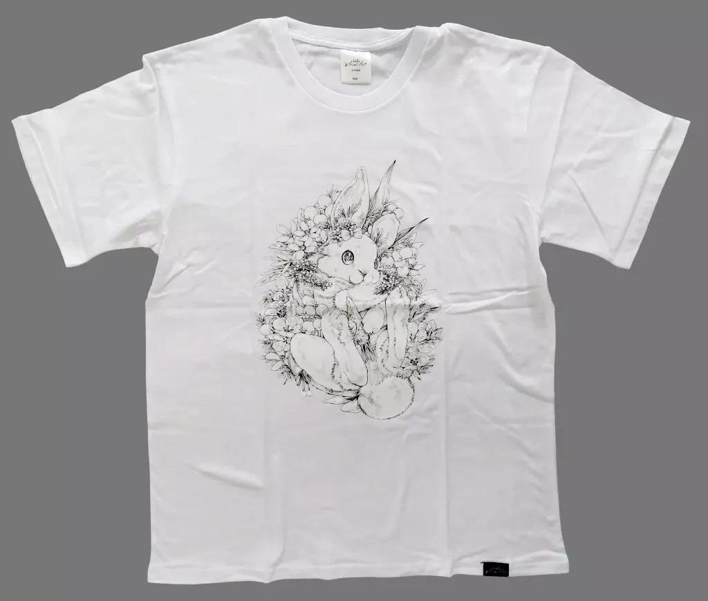 Cover Usada Pekora Hololive Virtual YouTuber White T T-Shirt L size release 2025