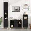 VidaXL Black Sink Cabinet 80x33x60 Cm Engineered Wood 821285