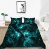 Space Star Printing Household Bedding Single Bed Double Bed Full Size Pillowcase and Quilt Cover 2/3 Beddingome