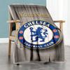 Chelsea Customize Your Name Blanket Cozy Customizable Blanket Warmthful Decor Perfect for Seaside Chair Office Chair Home Decor Four Seasons Universal