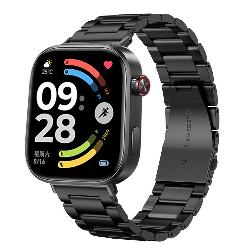 Ремешок из нержавеющей стали для Redmi watch 6 5 4, ремешок для умных часов, металлический браслет с звеньями для xiaomi mi band 8/9 pro, ремешки для часов