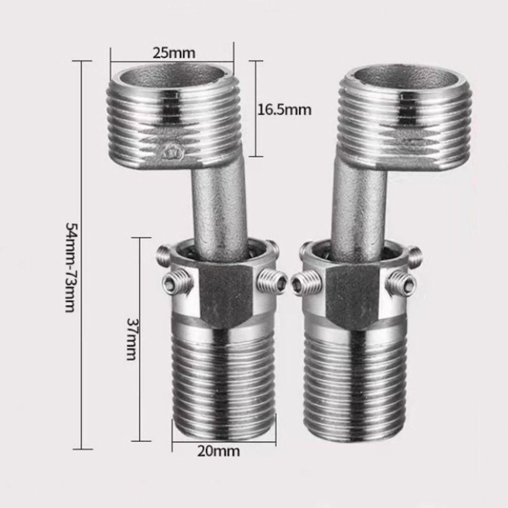 Angle Adjustment Eccentric Screw Corner Lengthened Shower Faucet Adapter  Bathroom Hardware