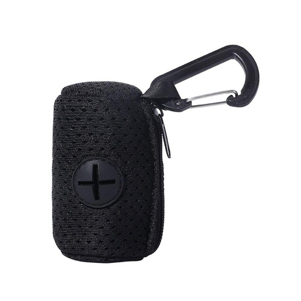 Mesh Dog Poop Bag Holder Hanging Pet Garbages Dispensers Dog Poo Bags Dispenser For Walking