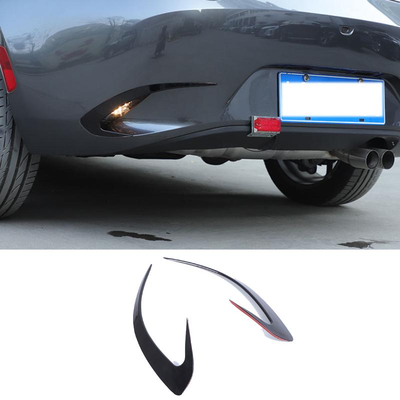 For Mazda MX-5 Miata ND 2016-2025 ABS Car Front Bumper Wind Knife Spoiler Side Wing Knife Spoiler Trim Sticker Car Accessories