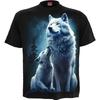 Spiral Direct Unisex Adult Wolf Guardian Back Print T-Shirt