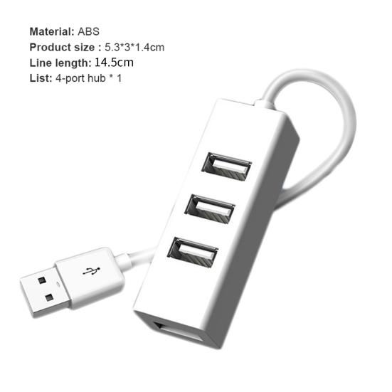 USB-разветвитель-концентратор Plug Play Высокоскоростное зарядное устройство
