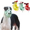 Adjustable Dog Muzzle Plastic Mask Anti-Barking Bite Mouth Cover for Small/Medium/Large Greyhound Gree Whippet