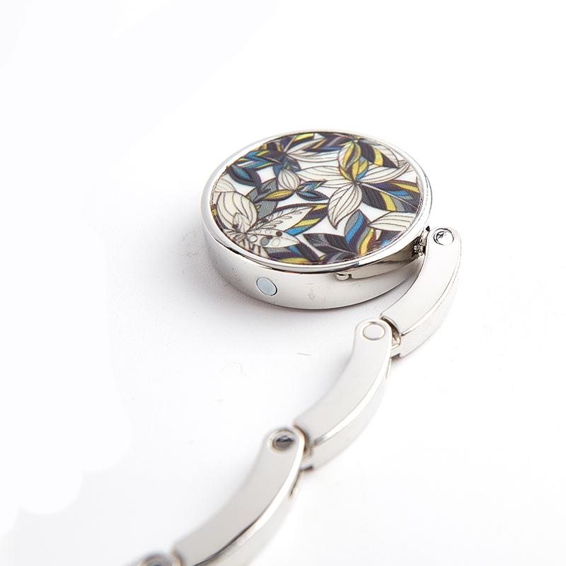 1 шт круглый стол старинные цветы складной кошелек вешалка для сумки крючок держатель