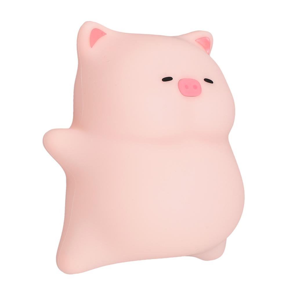 Ночной светильник Piggy для детей, силиконовый, 3000K, светодиодный, с регулируемой яркостью, перезаряжаемый, милый светильник Piggy для дома