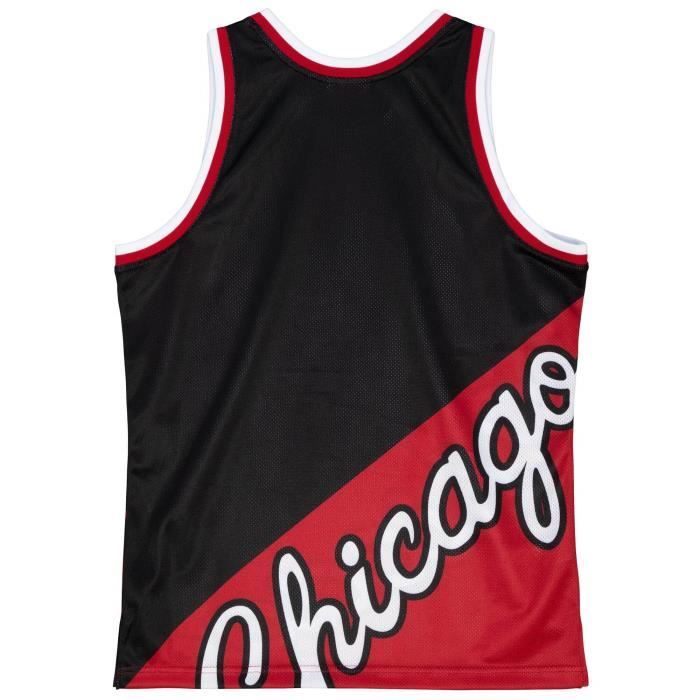 Débardeur De Basket-ball M&N Big Face 5.0 Chicago Bulls - Homme - Sans Manche - Multicolore - Blanc - Respirant