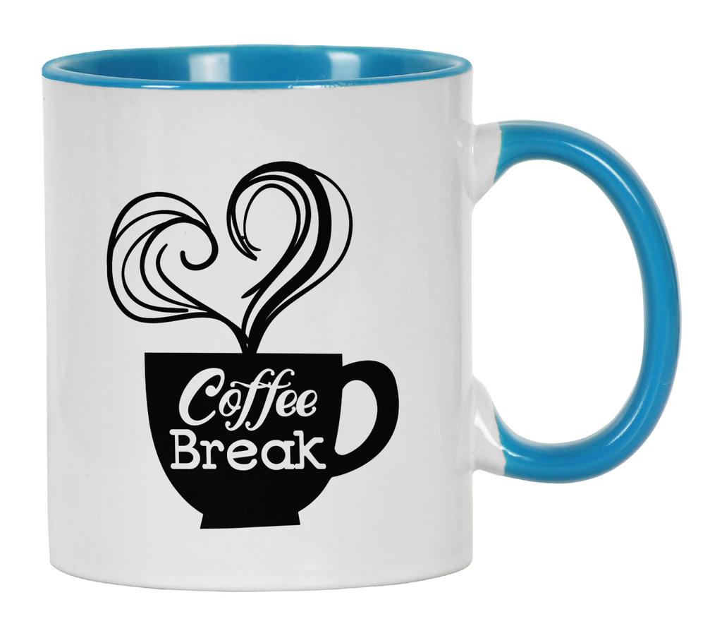 Inkdotpot Кофейная пауза 11 унций керамические кофейные кружки отлично подходят для коллег, начальников, подарков на кофе