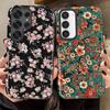 Чехол для телефона Samsung Galaxy S25 S25Ultra A26 S23Ultra S20 FE S24 Ultra S23 A36 A16 A56 Мягкая крышка Capa Ретро Маленький Цветок