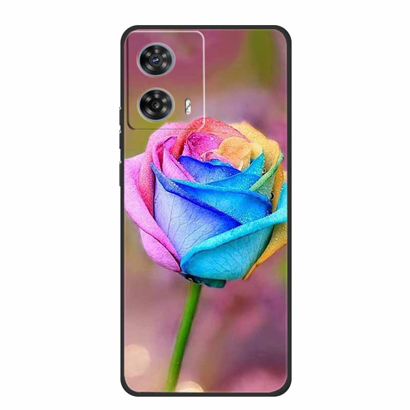 Phone Case For Moto Edge 50 Fusion Back Cover Case Shockproof Black Silicone Soft Funda For Motorola Edge 50 Fusion Case 6.7"