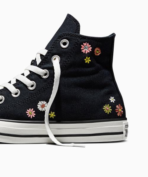 [Converse] Chuck Taylor All Star Embroidered Floral Black (A16902C)