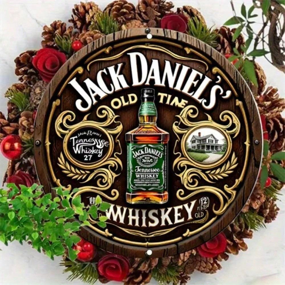 Ретро металлическая табличка Jack Daniels, 2D алюминиевый декор на стену для гаража, дома, бара, мужской комнаты