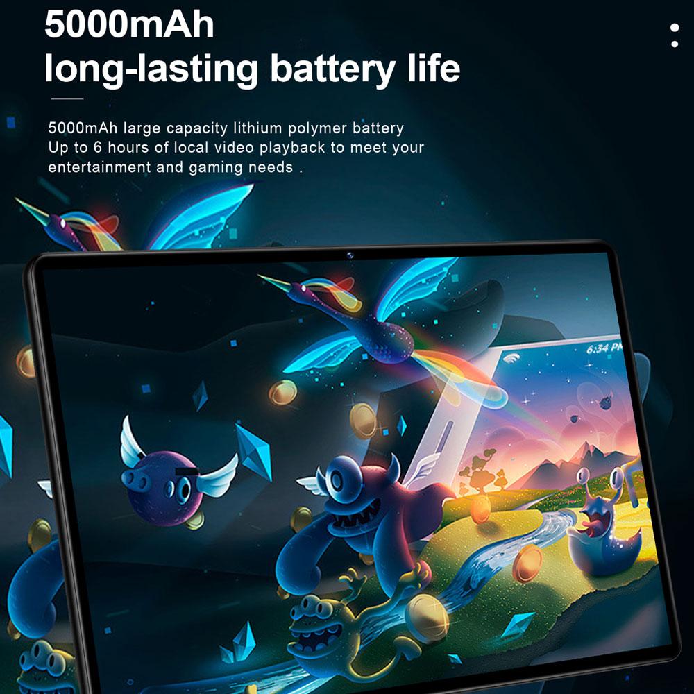 BDF 4 ГБ+64 ГБ 10,1-дюймовый Bluetooth 5000 мАч Планшет Android11 ПК