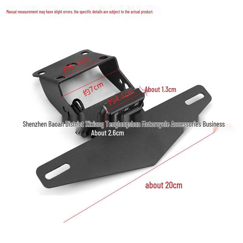 Совместимый держатель номерного знака с подсветкой для KTM DUKE 125/200/250/390 – Задний хвостовой аксессуар